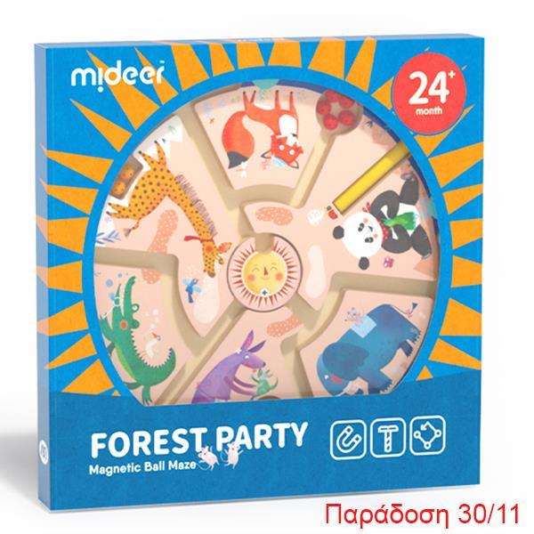 Mideer μαγνητικός λαβύρινθος "Forest Party"