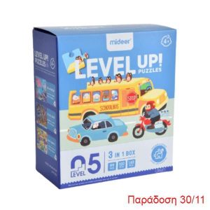 Mideer παζλ 3 σε 1 - Level Up 5 "Adventure" 99,120 - 140τμχ