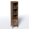Βιβλιοθήκη καρυδί 40x35xΥ177 εκ.