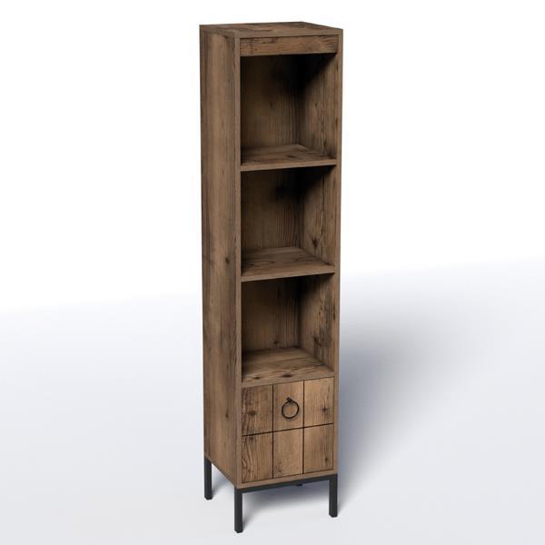 Βιβλιοθήκη καρυδί 40x35xΥ177 εκ.