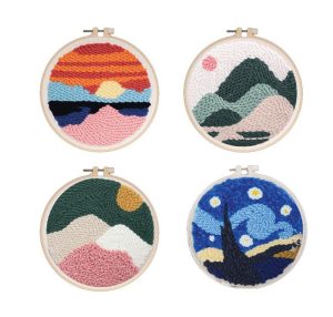 Σετ κεντήματος-εργόχειρο τοπία Υ20x20x2εκ.