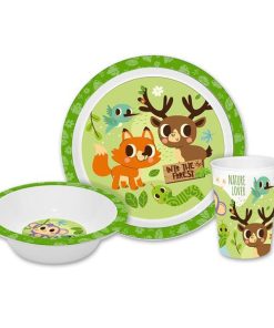 Σετ φαγητού 3 τμχ Into the Forest 29x8xH24cm