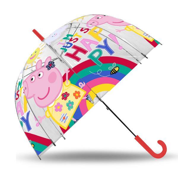 Ομπρέλα διάφανη "Peppa" Ø46εκ.