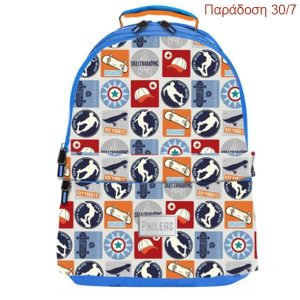 Bagtrotter τσάντα πλάτης Phileas City Skate Υ43x16x29εκ.