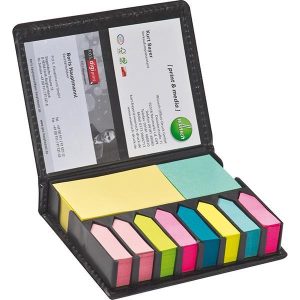Σετ με χαρτάκια σημειώσεων και σελιδοδείκτες 10x13x2,8εκ