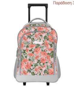 Βagtrotter τσάντα τρόλευ Offshore Hibi flowers Υ43x32x15εκ.