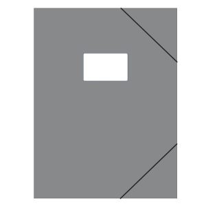 Next φάκελος με λάστιχο ανοιχτό γκρι από ανακυκλωμένο χαρτόνι 400γρ. Υ35x25x0εκ.