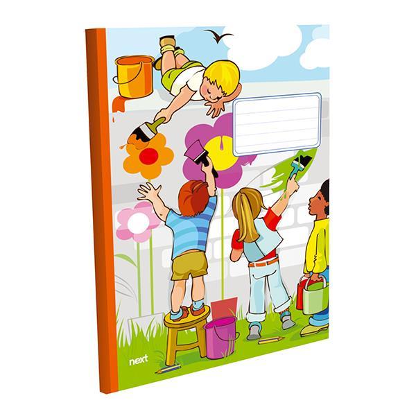 Next σχολικό ενθύμιο πολυσέλιδο πολυτελείας "Παιδιά που ζωγραφίζουν" 21x29εκ.