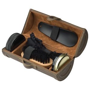 Σετ περιποίησης παπουτσιών vintage Υ16,7xØ7,2εκ.