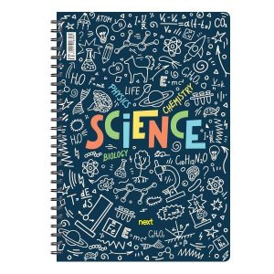 Next trends Science τετράδιο σπιράλ 2 θέματα 70 φύλλα 21x29εκ.