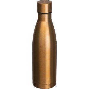 Θερμός - μπουκάλι χρυσό  inox Υ25xØ7εκ. 500 ml