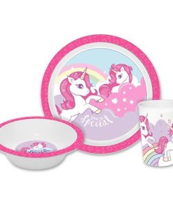 Σετ φαγητού 3 τμχ Unicorn 29x8xH24cm