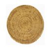 Ψάθινο διακοσμητικό τοίχου BOHO από rattan σε φυσικό χρώμα Ø40xΥ1,5εκ