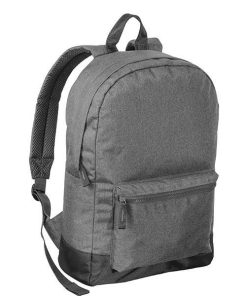 Τσάντα πλάτης πολυεστέρα γκρι 29x11,5x47εκ.