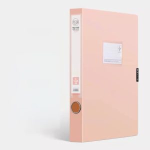 Κουτί αρχειοθέτησης pastel A4 Υ32x23.8x3,8εκ ροζ