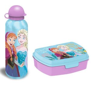 Σετ φαγητοδοχείο - παγούρι Frozen 17,5x12,5xY6εκ. 500ml