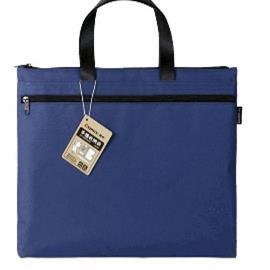 Τσάντα εγγράφων, 39x30,5 εκ. με δύο θήκες μπλε