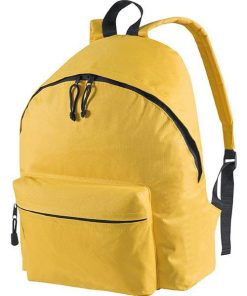 Τσάντα πλάτης κίτρινη Υ38x29x16εκ.