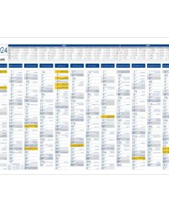 Next πλάνο 2024 ετήσιο επιτοίχιο 33x49εκ.