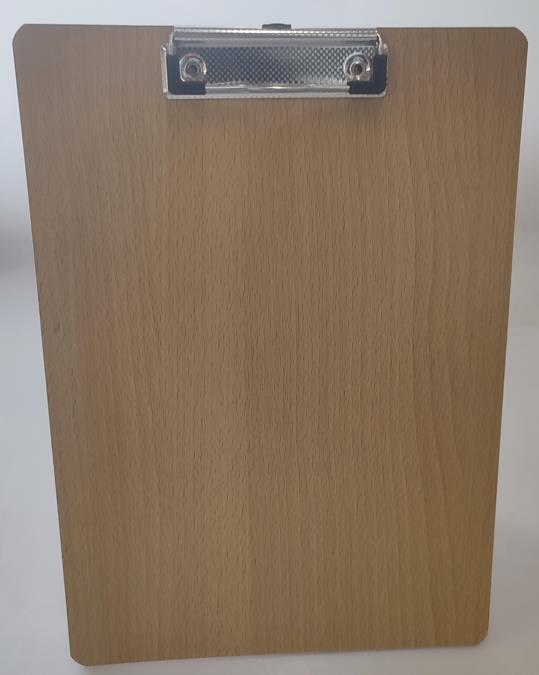 Next πινακίδα ξύλινη με πιάστρα A4 31,8x22.8 εκ. καφέ