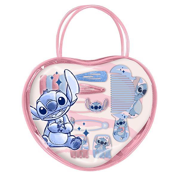 Τσαντάκι Stitch με αξεσουάρ μαλλιών 20x25εκ.