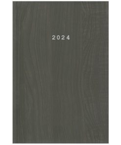 Next ημερολόγιο 2024 wood ημερήσιο δετό καφέ 14x21εκ.