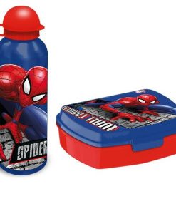 Σετ φαγητοδοχείο - παγούρι Spiderman 17,5x12,5xY6εκ 500ml