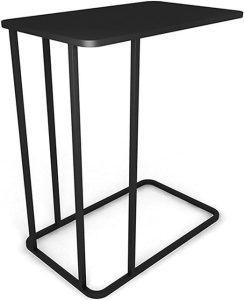Τραπεζάκι μεταλλικό Nextdeco μαύρο Υ55x45x25εκ.