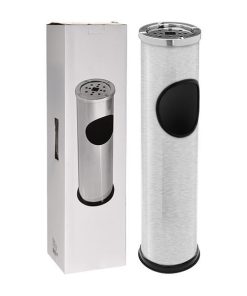 Καλάθι αχρήστων-σταχτοδοχείο ανοδείδωτο Ø14,7xY56,6εκ.