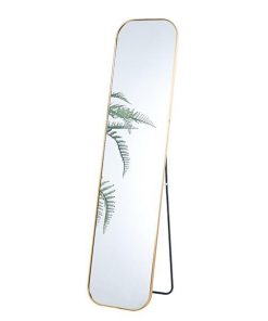 Καθρέφτης επιδαπέδιος Nextdeco χρυσό μεταλλικό πλαίσιο 40x160εκ