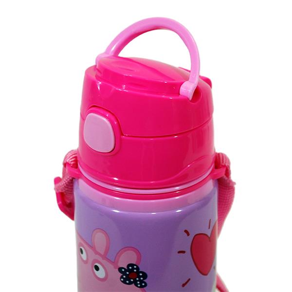 Παγούρι αλουμινίου Peppa με λουράκι 600ml - Image 2