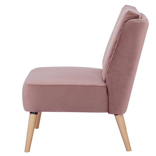 Πολυθρόνα Nextdeco London ροζ Υ82x61x75εκ. - Image 2