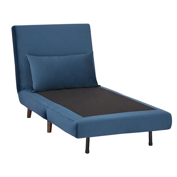 Πολυθρόνα κρεβάτι Nextdeco Stockholm μπλε Υ90x76x81εκ. - Image 2