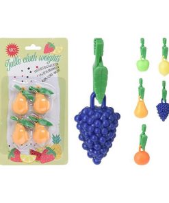 Βαρίδια τραπεζομάντηλου 7x3εκ. 4τμχ κοκτέηλ 5 σχέδια