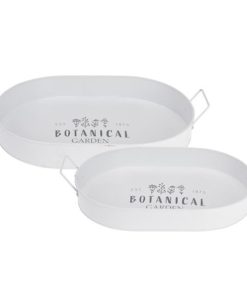 Δίσκοι μεταλλικοί σετ 2 τμχ 35 - 40xεκ. λευκοί