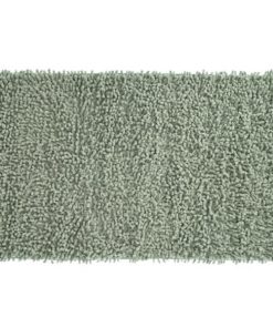 Χαλάκι μπάνιου Shaggy I πράσινο 45x75εκ.