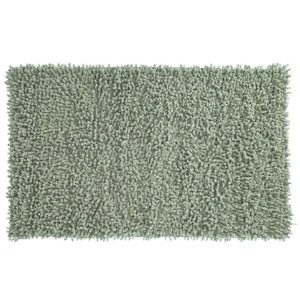 Χαλάκι μπάνιου Shaggy I πράσινο 45x75εκ.