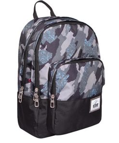 KALGAV τσάντα πλάτης Nautical black camouflage Υ44x16,5x30,5εκ.
