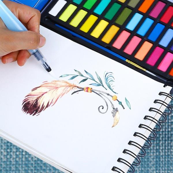 Σετ νερομπογιές με 40 τεμάχια 26x15,2x3εκ. - Image 2