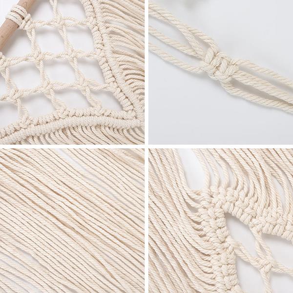 Ράφι επιτοίχιο από μακραμέ 40x58εκ. - Image 3