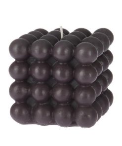 Κερί αρωματικό "Cube" 320γρ. 7,75x,75x,5εκ. ανθρακί