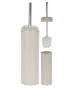 Πιγκάλ μπάνιου μεταλλικό εκρού Ø9,3xY40εκ.