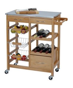 Τρόλεϊ κουζίνας με συρτάρι 66x36xΥ84εκ.