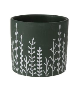 Κασπώ-γλάστρα, κεραμική "Botanical I" Ø13,8xΥ12,5εκ.