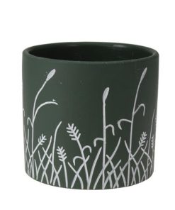 Κασπώ-γλάστρα, κεραμική "Botanical IΙΙ" Ø13,8xΥ12,5εκ.