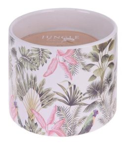 Κερί αρωματικό σε κεραμικό βαζάκι Ø10,4xY8,5εκ. jungle