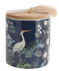 Κερί αρωματικό "Aroma di Rogito" με ξύλινο καπάκι Ø9xY11εκ. blue narcissus