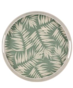 Δίσκος σερβιρίσματός από bamboo Ø30xY4εκ. πράσινος