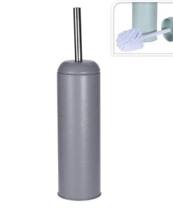 Πιγκάλ μπάνιου μεταλλικό γκρι Ø9,3xY40εκ.