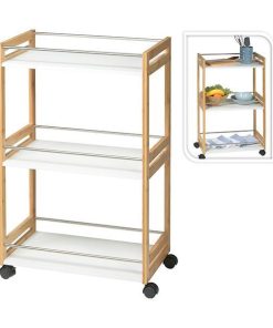 Τρόλεϊ bamboo Nextdeco 3 θέσεων 51x30xΥ80εκ.